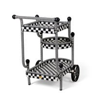 Gambit Check Outdoor Bar Cart