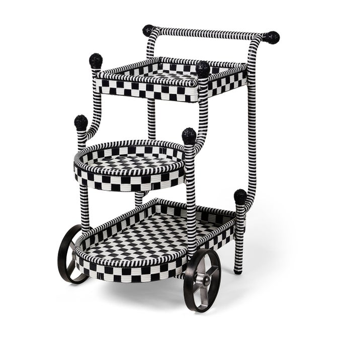 Gambit Check Outdoor Bar Cart image number 0
