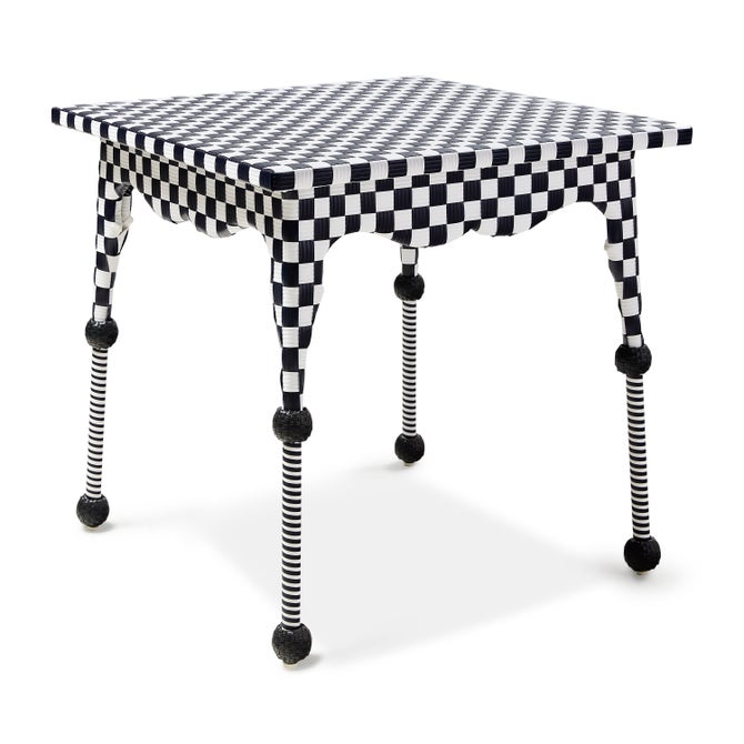 Gambit Check Outdoor Patio Dining Table image number 9