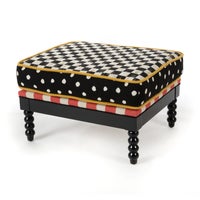 Spindle Cabana Outdoor Ottoman