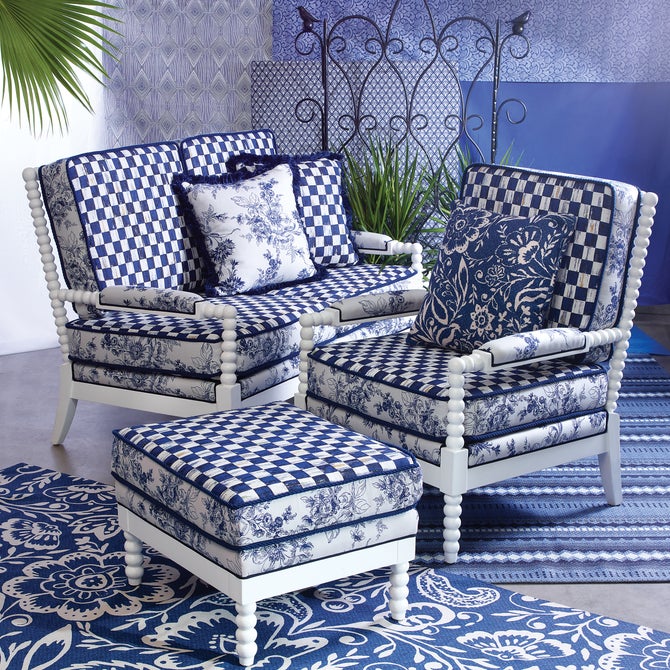 Indigo Villa Outdoor Loveseat image number 1