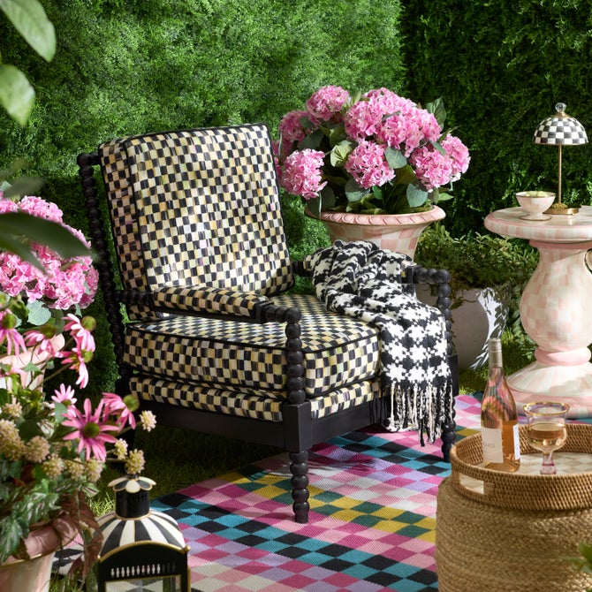 Spindle Check Outdoor Chair image number 7
