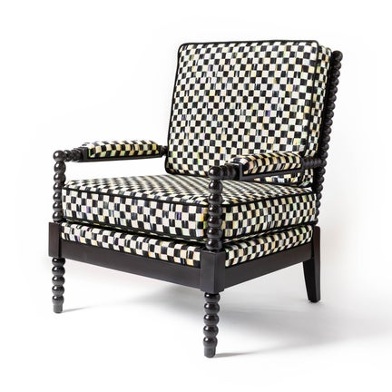 Spindle Check Outdoor Chair
