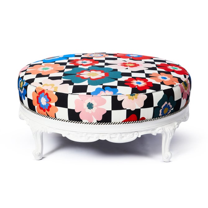 Outdoor Dolce Vita Jumbo Upholstered Ottoman image number 0