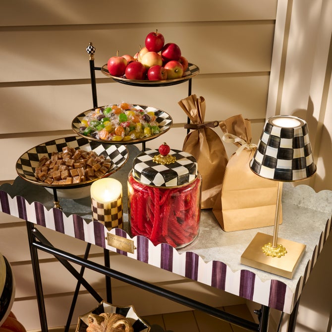 Courtly Stripe Galvanized Indoor/Outdoor Butler image number 2