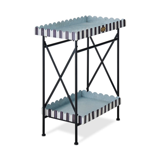 Courtly Stripe Galvanized Indoor/Outdoor Butler image number 3