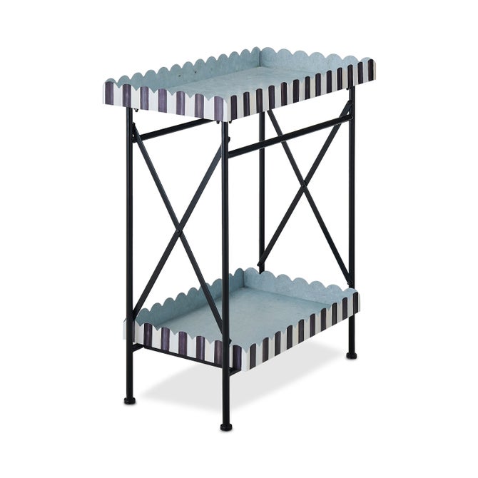 Courtly Stripe Galvanized Indoor/Outdoor Butler image number 6