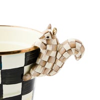 Mocha Check Squirrel Pot Climber