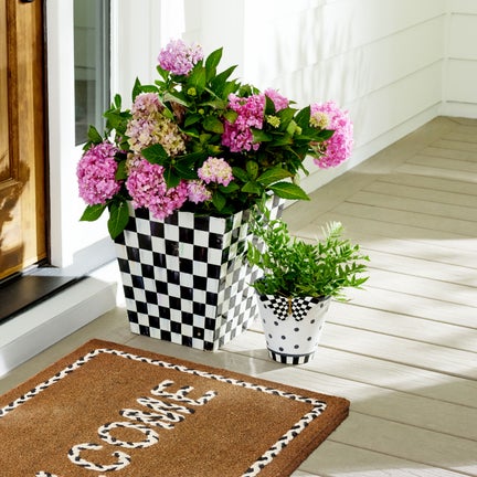 Courtly Check Butterfly Planter