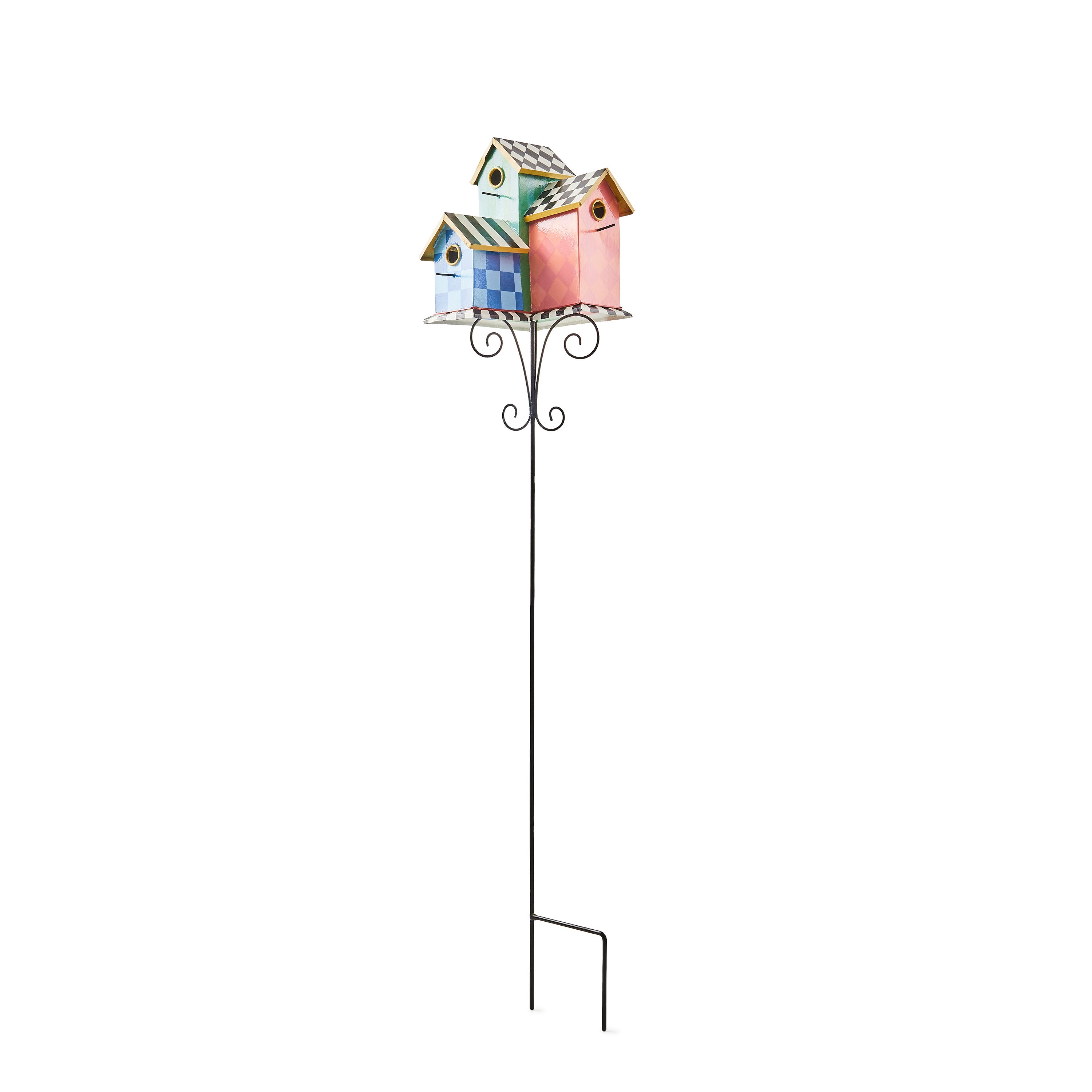 いちご　コマカの金消粉、0.3gx3と0.1g x4計1.3gセット MacKenzie-Childs | Birdhouse Condo Garden Stake