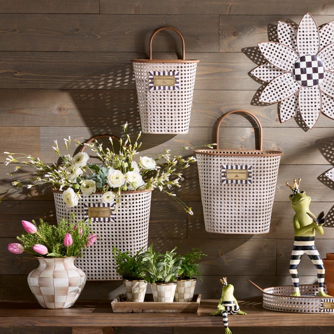 Cane Baskets, Set of 3 image number 3