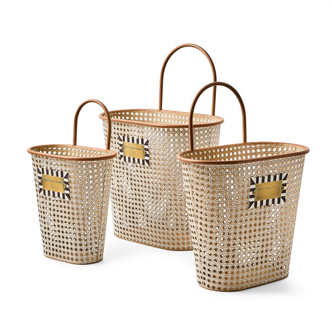 Cane Baskets, Set of 3 image number 2