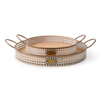Cane Large Serving Tray