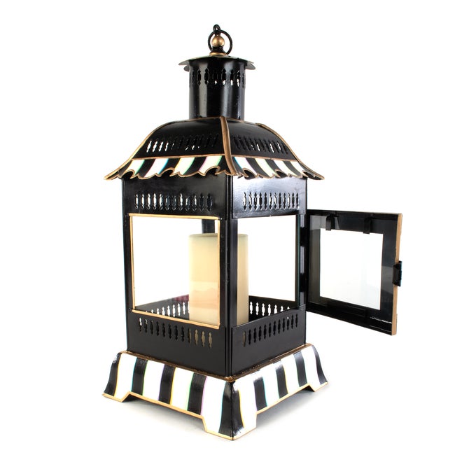 Courtly Stripe Small Candle Lantern image number 9