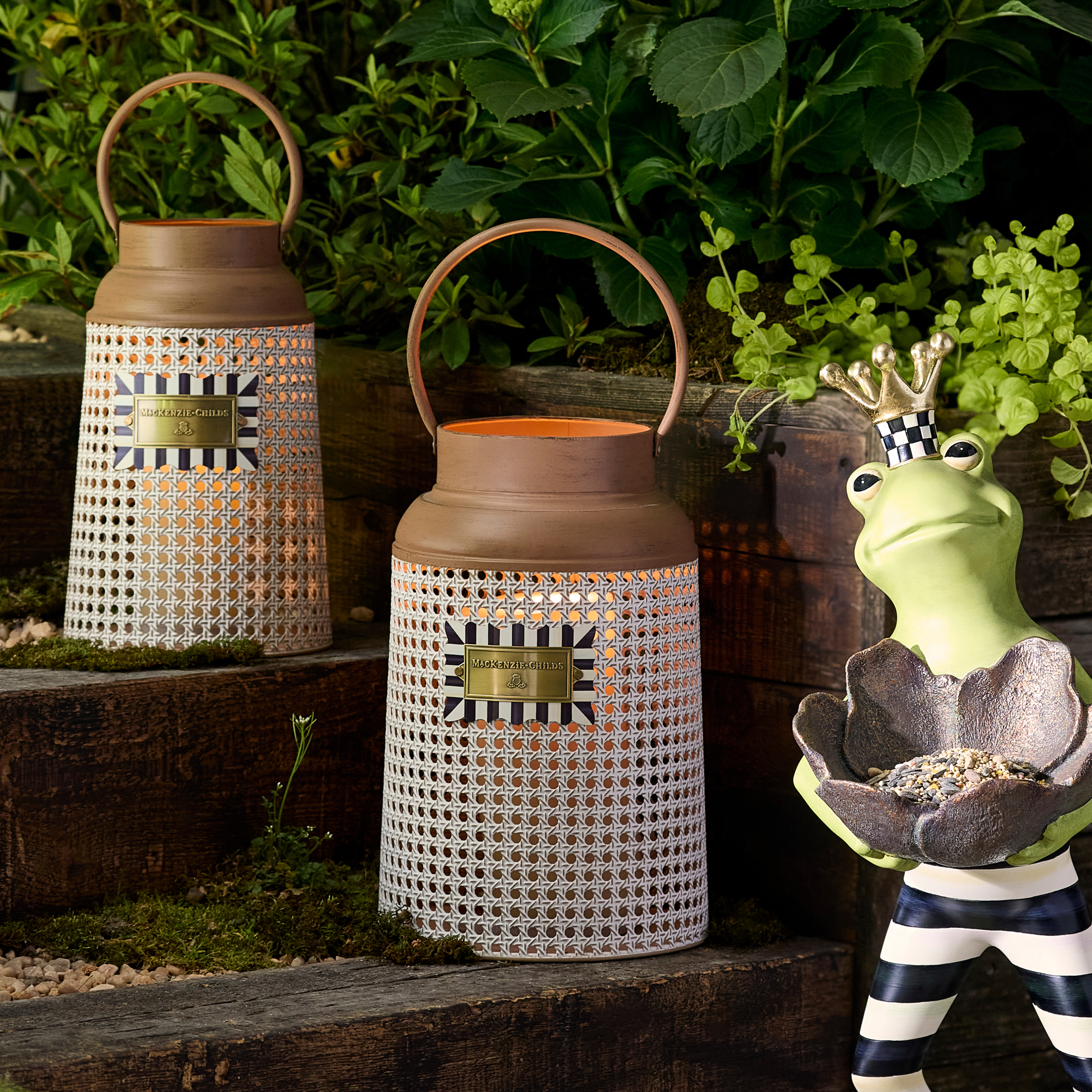 MacKenzie-Childs | Cane Large Lantern