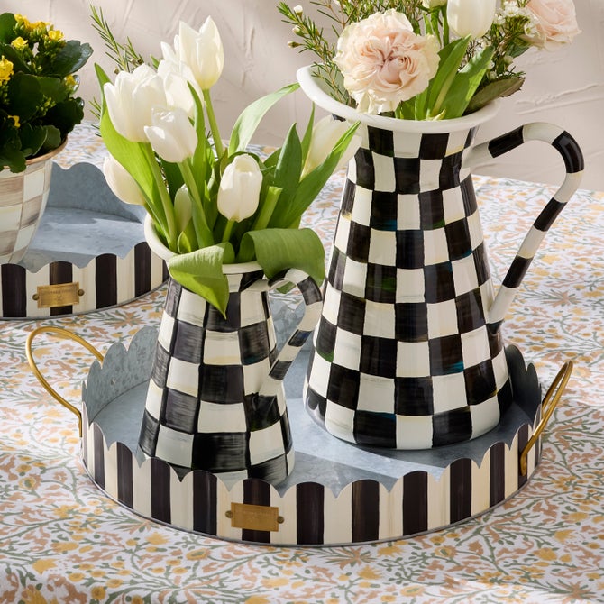 Courtly Stripe Serving Trays, Set of 2 image number 1