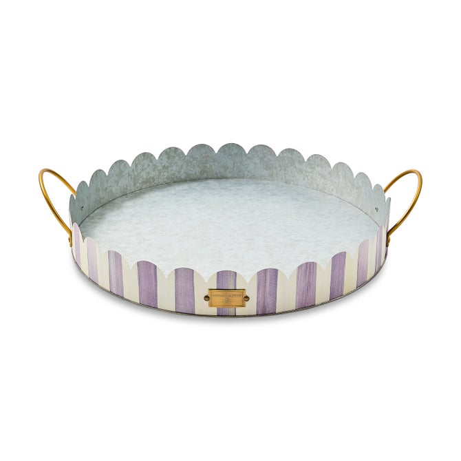 Violet Stripe Serving Trays, Set of 2 image number 4