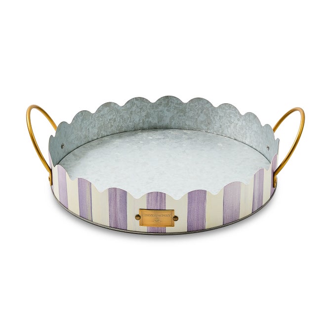 Violet Stripe Serving Trays, Set of 2 image number 3