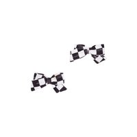 Posh Peanut Courtly Check Mini Bow Hair Clips
