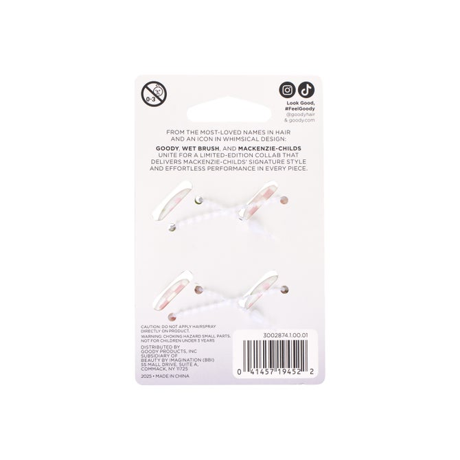 Goody Pink Multi Mini Claw Set of 4 image number 4