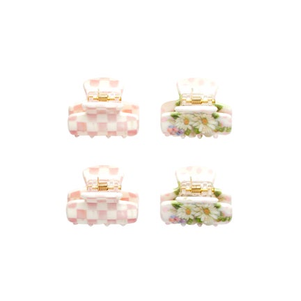 Goody Pink Multi Mini Claw Set of 4