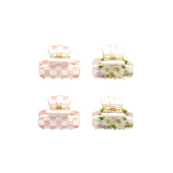 Goody Pink Multi Mini Claw Set of 4 image number 0