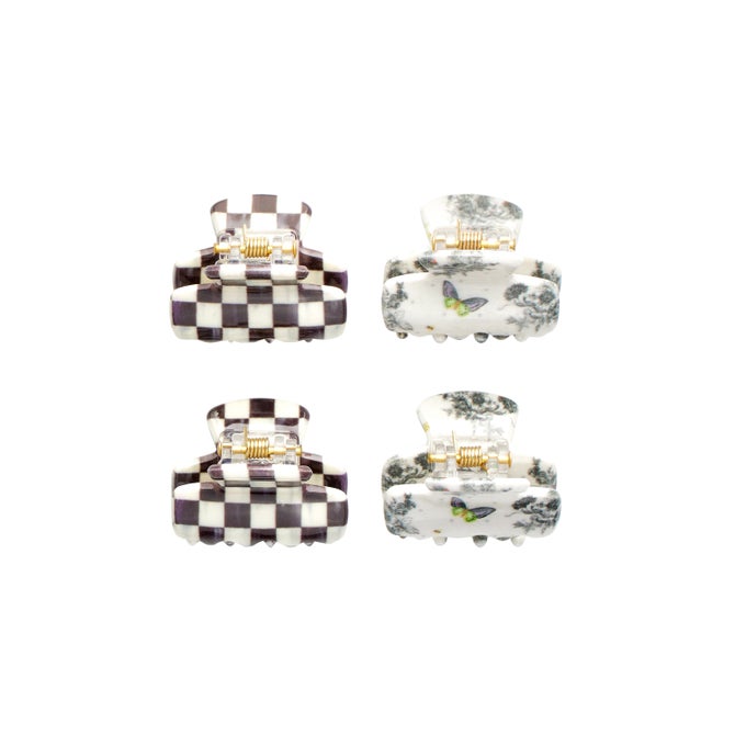 Goody Black Multi Mini Claw Set of 4 image number 0