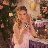 Goody Courtly Check Compact Mirror
