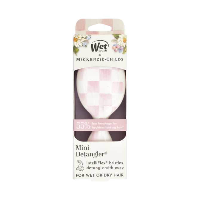 Wet Brush Rosy Check Mini Detangler Brush image number 2