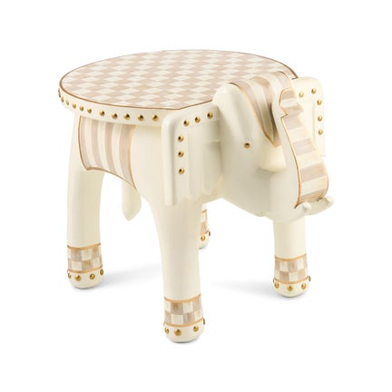 Mocha Elephant Pedestal