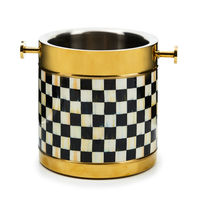 Courtly Check 3260 Gold Ice Bucket image number 0