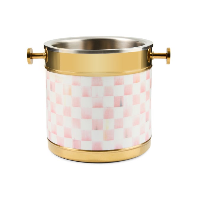 Rosy Check 3260 Gold Ice Bucket image number 0