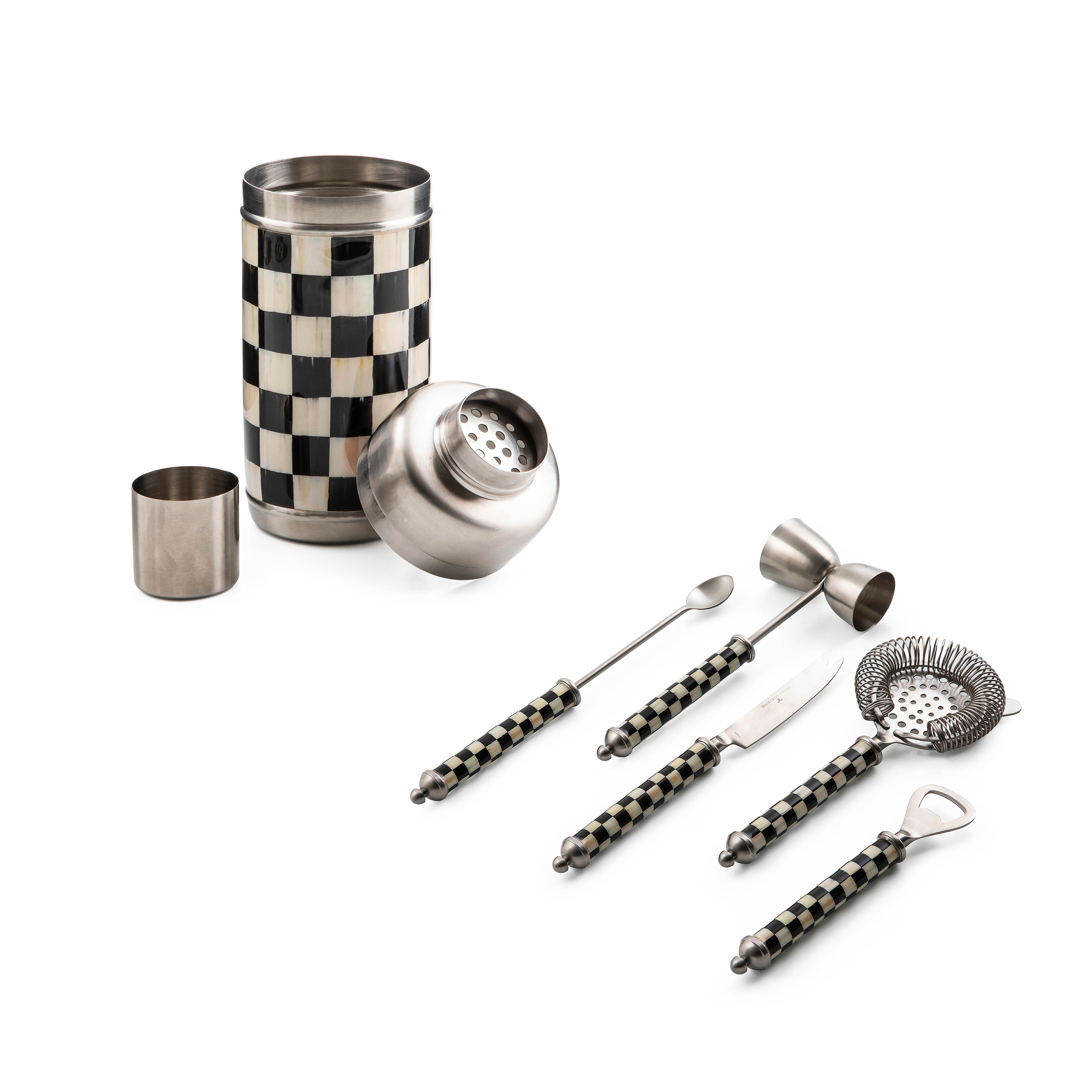 MacKenzie-Childs | Courtly Check 3260 Cocktail Set