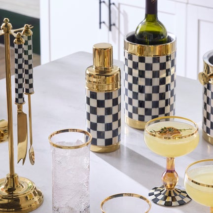 Courtly Check 3260 Gold Cocktail Shaker