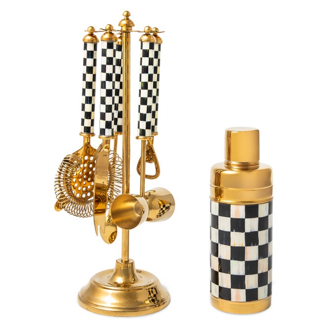 Courtly Check 3260 Gold Cocktail Shaker image number 3