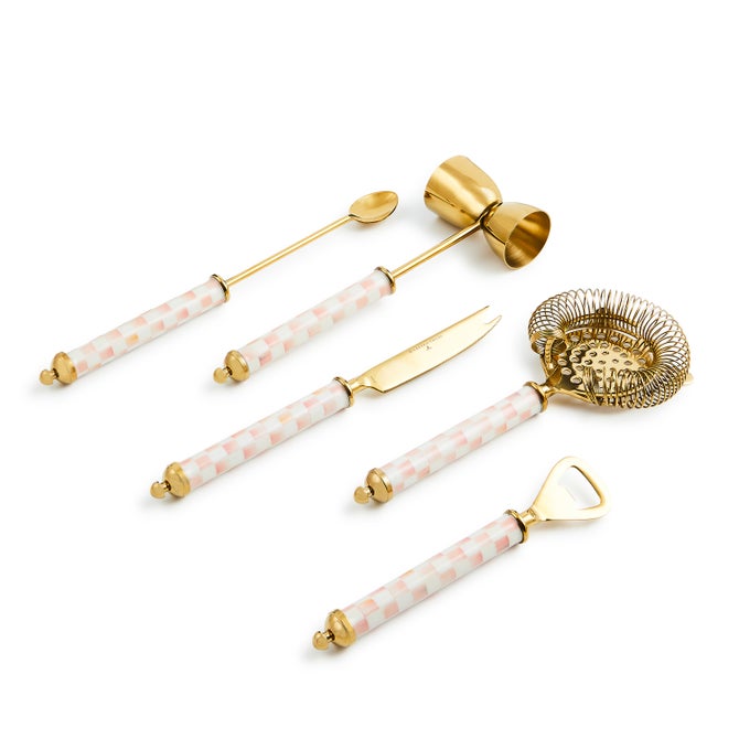 Rosy Check 3260 Gold Cocktail Set image number 2