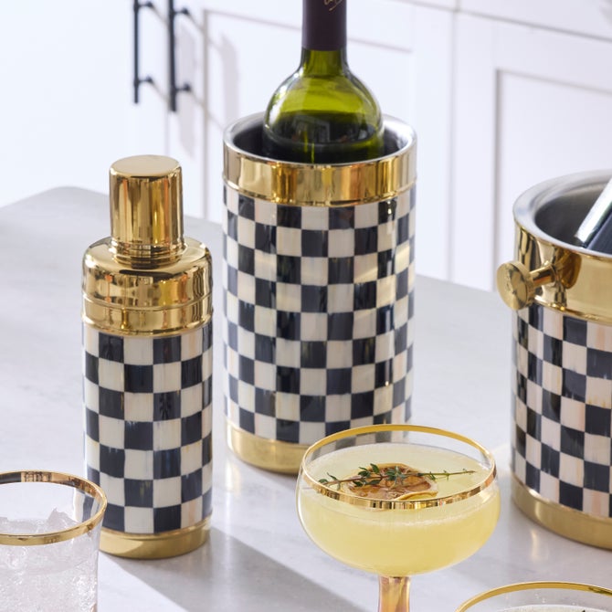 Courtly Check 3260 Gold Wine Cooler image number 1
