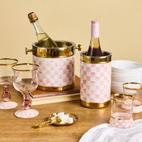 Rosy Check 3260 Gold Wine Cooler