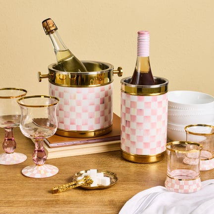 Rosy Check 3260 Gold Wine Cooler
