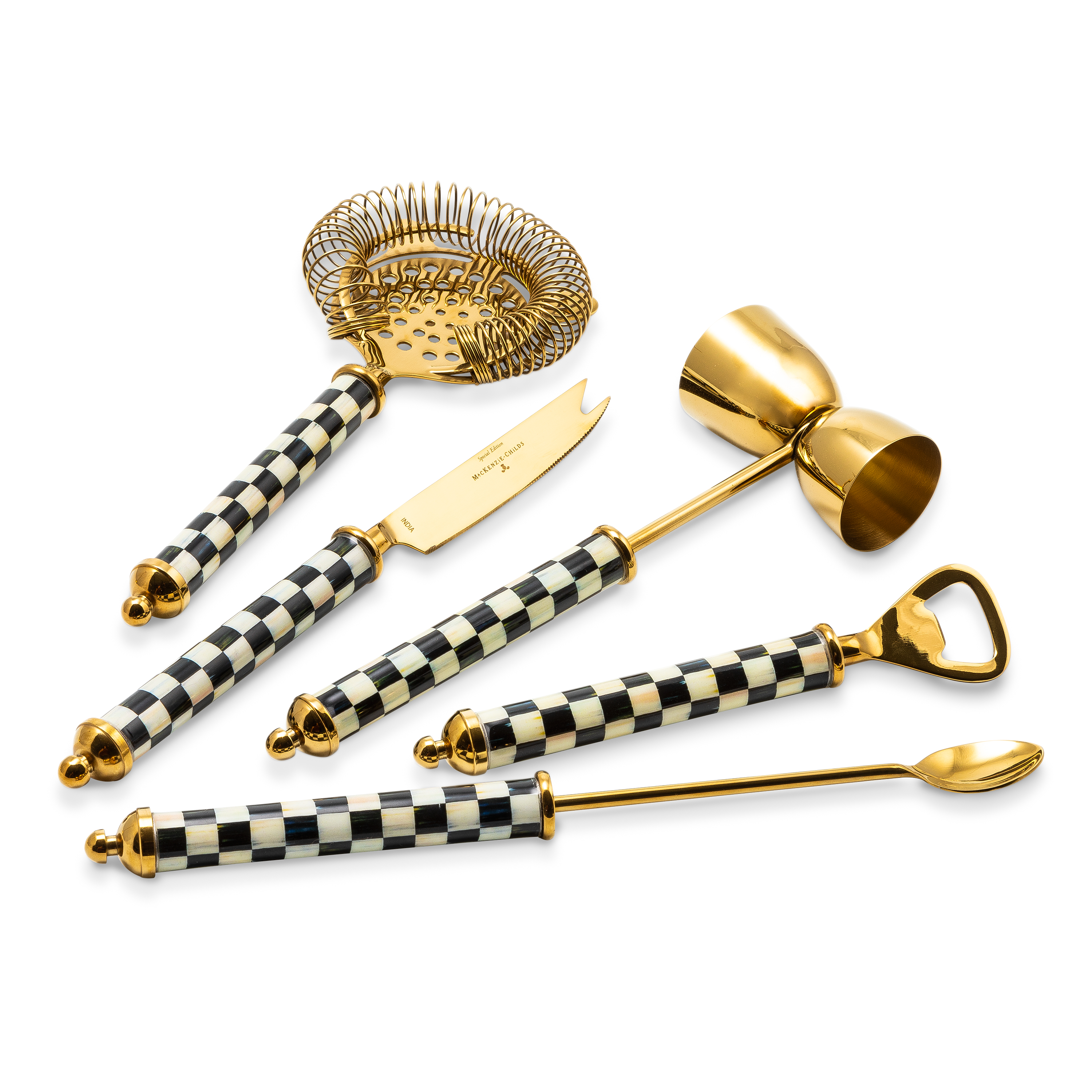 MacKenzie-Childs Courtly Check Bar Tool - Thumbnail 2
