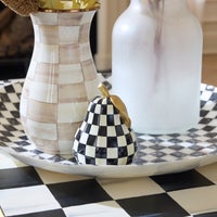 Courtly Check Capiz Decorative Bowl
