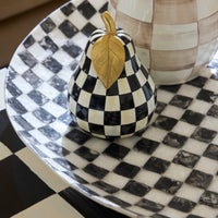Courtly Check Capiz Decorative Bowl