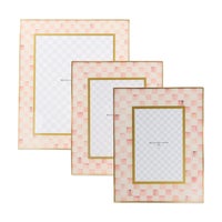 Rosy Check 4" x 6" Glass Frame