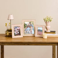 Rosy Check 4" x 6" Glass Frame