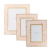 Rosy Check 5" x 7" Glass Frame