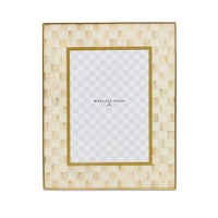 Mocha Check 5" x 7" Glass Frame