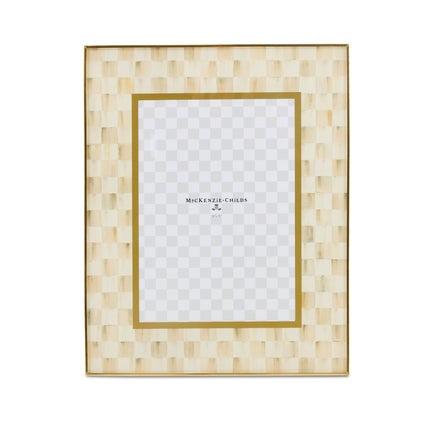 Mocha Check 5" x 7" Glass Frame