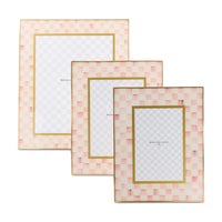 Rosy Check 8" x 10" Glass Frame