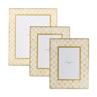 Mocha Check 8" x 10" Glass Frame