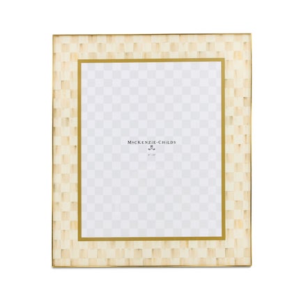 Mocha Check 8" x 10" Glass Frame